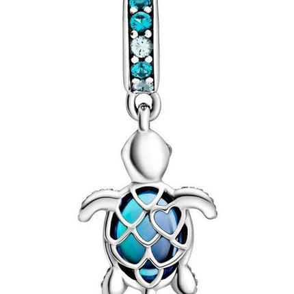 Pandora Murano Glas Meeresschildkröte Anhänger Charm 798939C01 für Damen