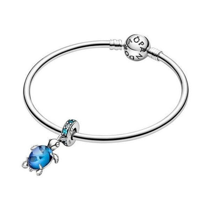 Pandora Murano Glas Meeresschildkröte Anhänger Charm 798939C01 für Damen