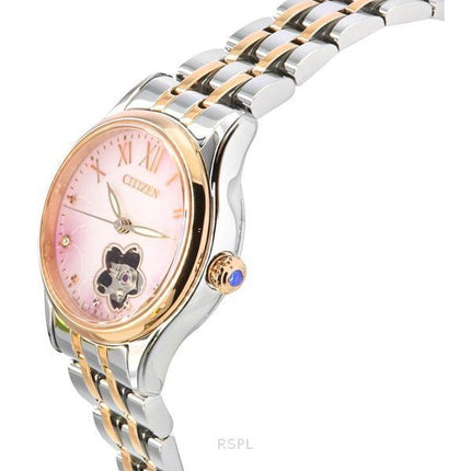 Citizen Limited Edition Diamant-Akzent Rosa Perlmutt Open Heart Zifferblatt Automatik PR1044-87Y Damenuhr