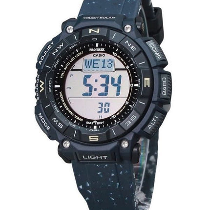 Casio ProTrek Climber Line Digital Blaues Silikonarmband Robuste Solar PRG-340SC-2 100M Herrenuhr