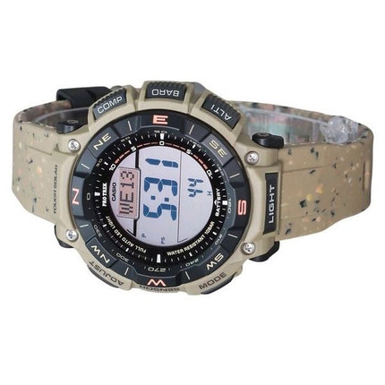 Casio ProTrek Climber Line Digital Beige Silikonarmband Robuste Solar PRG-340SC-5 100M Herrenuhr