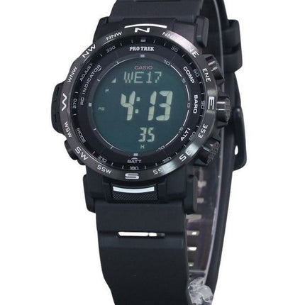 Casio Pro Trek Climber Digitale biobasierte Harzarmband Tough Solar PRW-35Y-1B 100M Herrenuhr