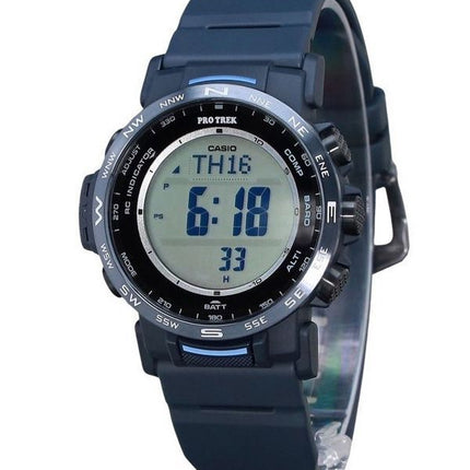 Casio ProTrek Climber Line Digital Blau Biobasiertes Harz Robuste Solar PRW-35Y-2 100M Herrenuhr