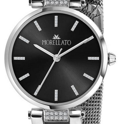 Morellato Shine Black Dial Edelstahl Quarz R0153162505 Damenuhr