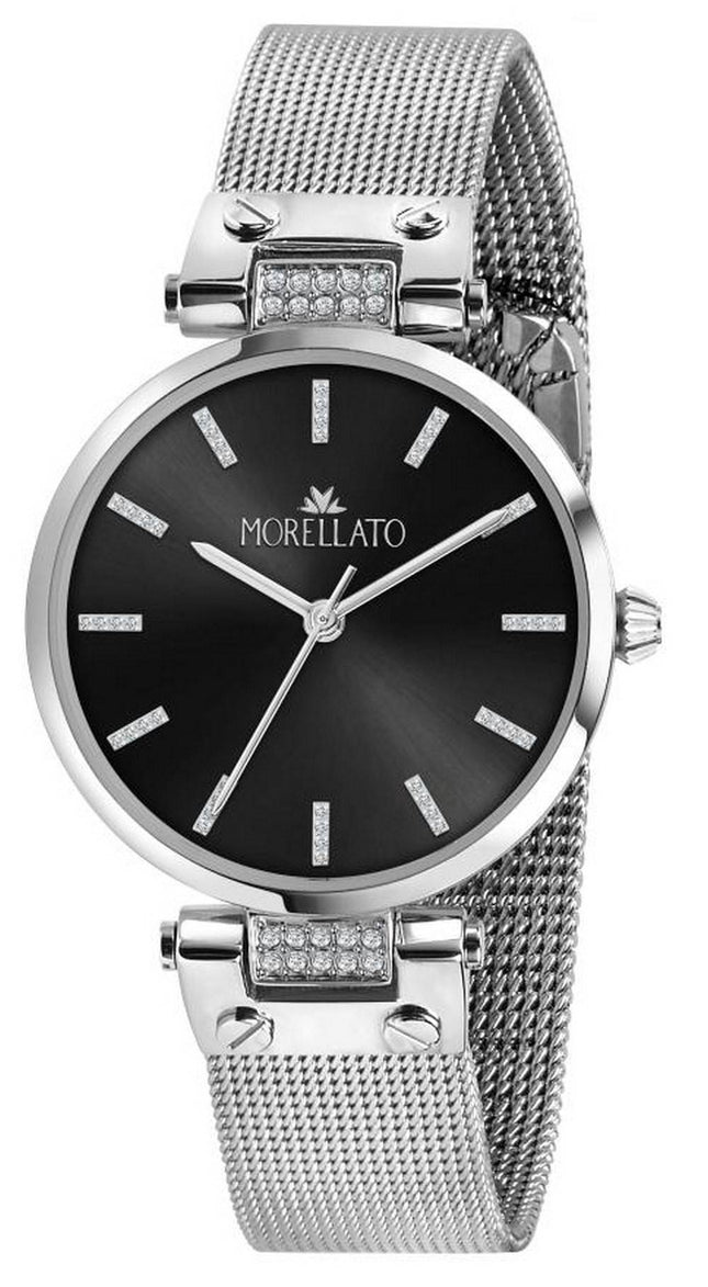 Morellato Shine Black Dial Edelstahl Quarz R0153162505 Damenuhr