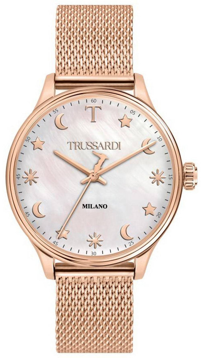 Trussardi T-Complicity Perlmutt Zifferblatt Quarz R2453130501 Damenuhr