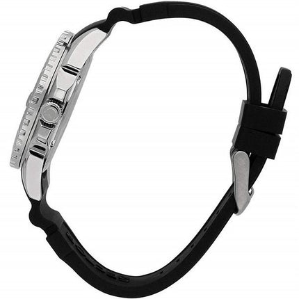 Sector 450 Silikonarmband, schwarzes Zifferblatt, Quarz, R3251276002, 100 m, Herrenuhr