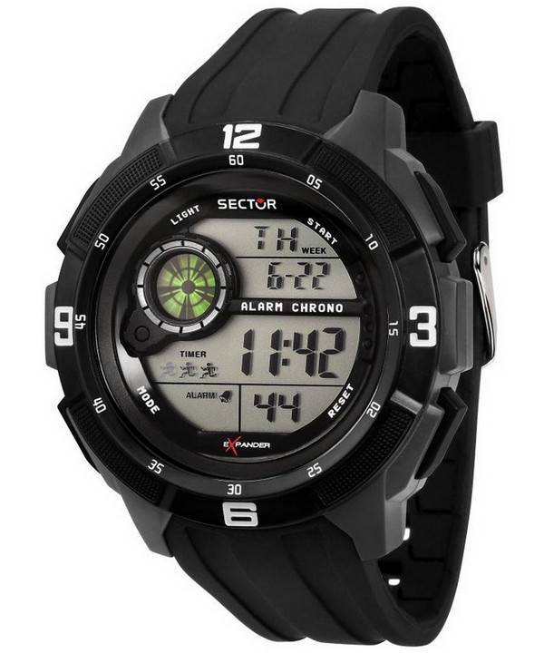 Sector EX-04 Digital Silikonarmband Quarz R3251535001 Herrenuhr