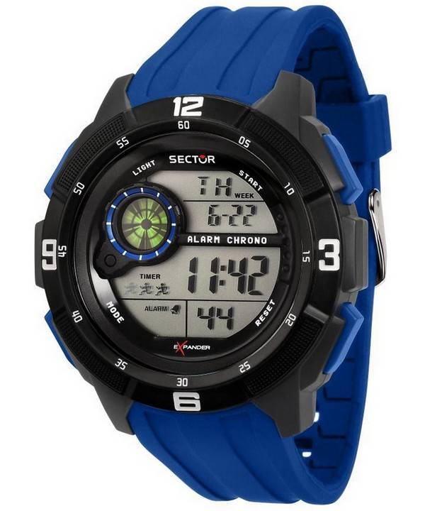 Sector EX-04 Digital Silikonarmband Quarz R3251535002 Herrenuhr