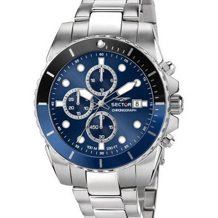 Sector 450 Chronograph Blue Sunray Dial Edelstahl Quarz R3273776003 100M Herrenuhr