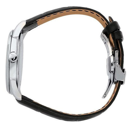 Philip Watch Roma Lederarmband, weißes Zifferblatt, Quarz, R8251217002, Herrenuhr