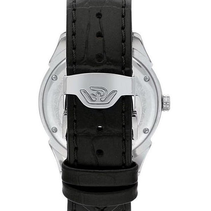 Philip Watch Roma Lederarmband, weißes Zifferblatt, Quarz, R8251217002, Herrenuhr