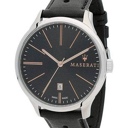 Maserati Attrazione Schwarzes Zifferblatt Quarz R8851126003 100M Herrenuhr