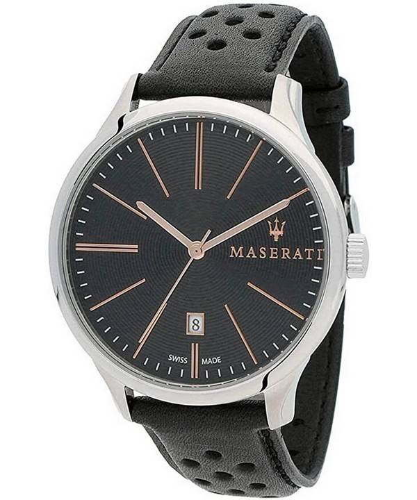 Maserati Attrazione Schwarzes Zifferblatt Quarz R8851126003 100M Herrenuhr