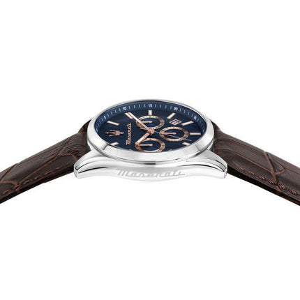 Maserati Attraction Limited Edition Chronograph, blaues Zifferblatt, Quarz R8851151003 Herrenuhr