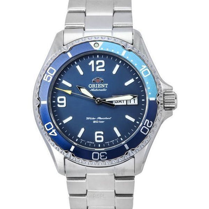 Orient Sports Kamasu Mako III Edelstahl blaues Zifferblatt Automatik Taucheruhr RA-AA0818L19B 200M Herrenuhr