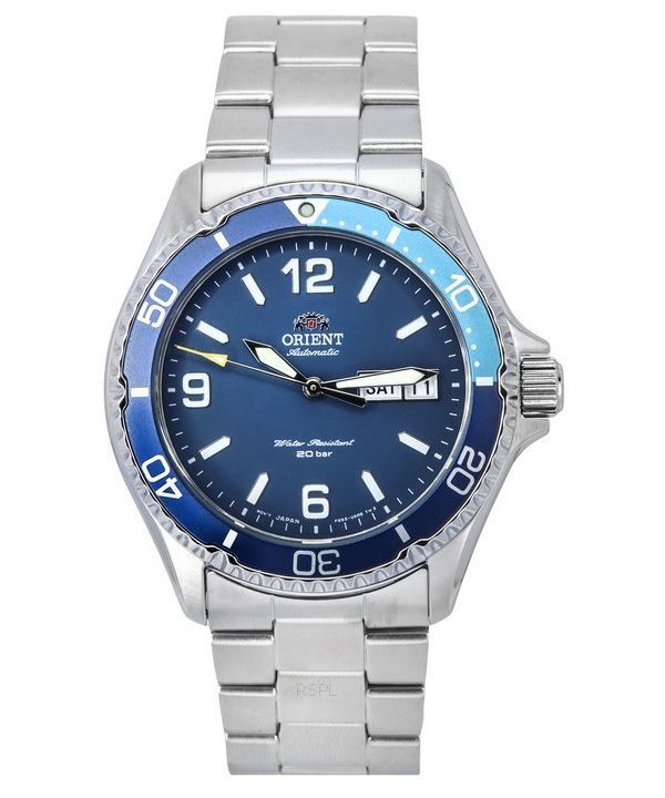 Orient Sports Kamasu Mako III Edelstahl blaues Zifferblatt Automatik Taucheruhr RA-AA0818L19B 200M Herrenuhr