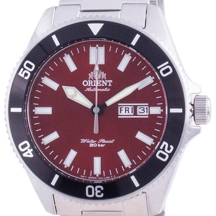 Orient Red Dial Edelstahl Automatik RA-AA0915R19B 200M Herrenuhr