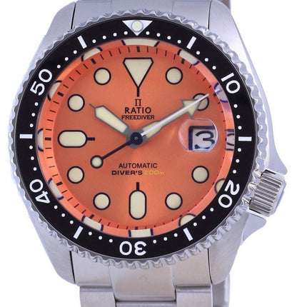 Ratio FreeDiver Orange Zifferblatt Edelstahl Automatik RTB214 200M Herrenuhr