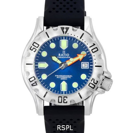 Ratio FreeDiver Professional Sapphire Blue Sunray Dial Automatic RTF013 500M Herrenuhr