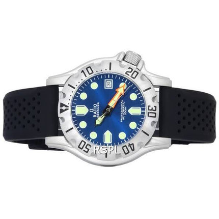 Ratio FreeDiver Professional Sapphire Blue Sunray Dial Automatic RTF013 500M Herrenuhr