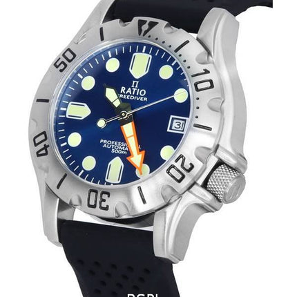 Ratio FreeDiver Professional Sapphire Blue Sunray Dial Automatic RTF013 500M Herrenuhr