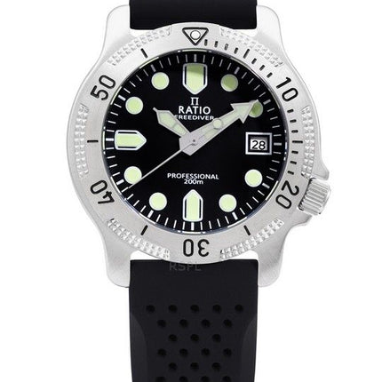 Ratio FreeDiver Professional Sapphire Black Dial Quarz RTF021 200M Herrenuhr