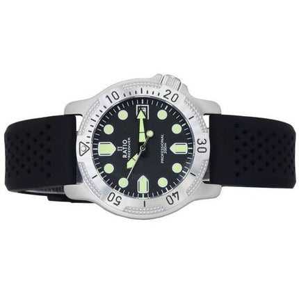 Ratio FreeDiver Professional Sapphire Black Dial Quarz RTF021 200M Herrenuhr