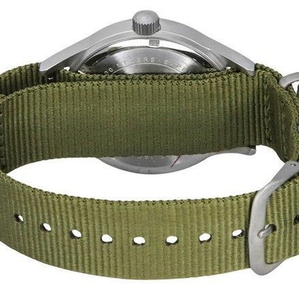 Ratio Quest Herren-Felduhr Saphir Nylonarmband Quarz RTQ015 100M Lewis And Clark Edition