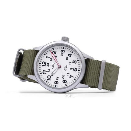 Ratio Quest Herren-Felduhr Saphir Nylonarmband Quarz RTQ025 100M Lewis And Clark Edition