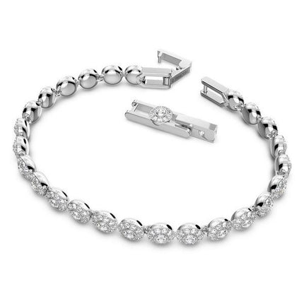 Swarovski Una Angelic Tennisarmband mit klaren Kristallen und Rhodiumbeschichtung 5071173 für Damen