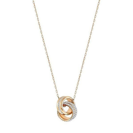 Swarovski Hyperbola Anhänger mit klaren Kristallen und Roségold-Beschichtung 5240525 für Damen