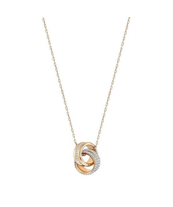 Swarovski Hyperbola Anhänger mit klaren Kristallen und Roségold-Beschichtung 5240525 für Damen