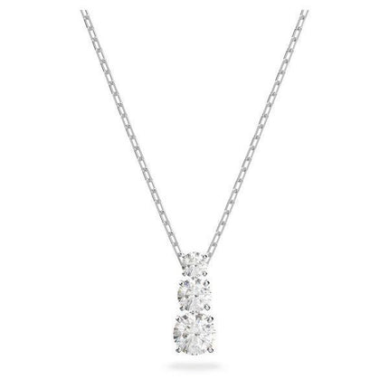 Swarovski Stilla Attract Anhänger mit Rhodinierung und Zirkonia 5414970 für Damen