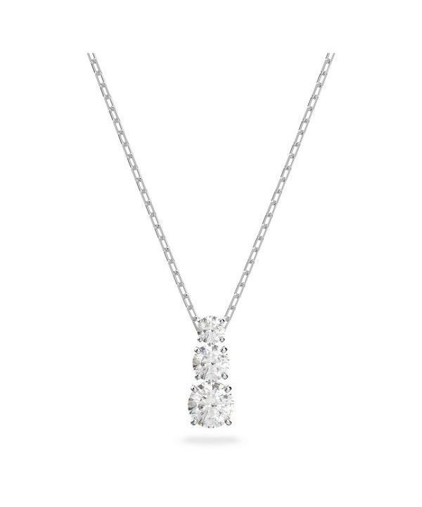 Swarovski Stilla Attract Anhänger mit Rhodinierung und Zirkonia 5414970 für Damen