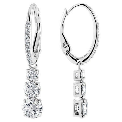 Swarovski Stilla Attract Creolen mit Rhodinierung und Zirkonia 5416155 für Damen