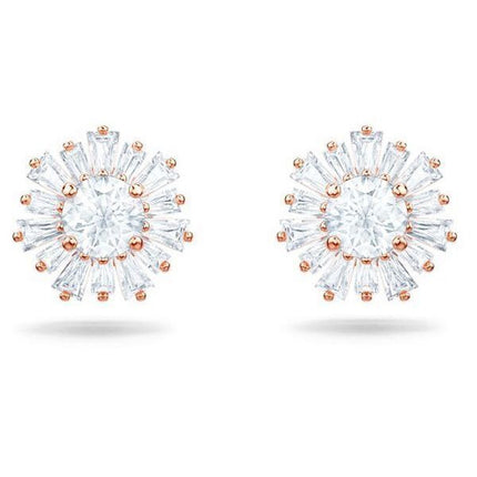 Swarovski Idyllia Ohrstecker, rosévergoldet und mit Zirkonia, 5459597, für Damen