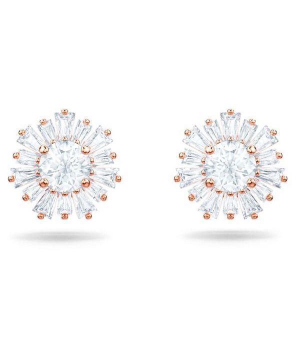 Swarovski Idyllia Ohrstecker, rosévergoldet und mit Zirkonia, 5459597, für Damen