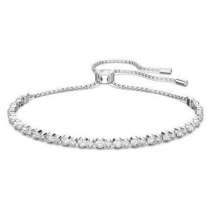 Swarovski Matrix Tennisarmband mit klaren Kristallen und Rhodiumbeschichtung 5465384 für Damen