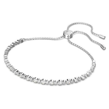 Swarovski Matrix Tennisarmband mit klaren Kristallen und Rhodiumbeschichtung 5465384 für Damen