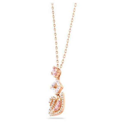 Swarovski Schwan Anhänger, Roségold plattiert und Zirkonia 5473024 für Damen