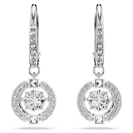 Swarovski Una Ohrringe, rhodiniert und mit Zirkonia, 5504652, für Damen