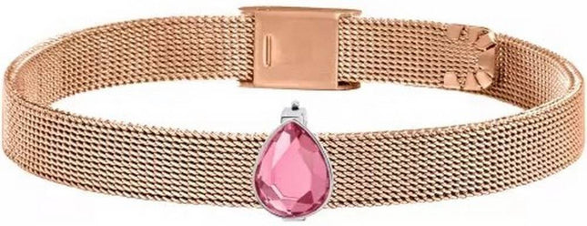 Morellato Sensazioni Rose Gold Tone Stainless Steel Mesh SAJT69 Womens Bracelet