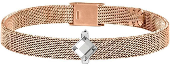 Morellato Sensazioni Rose Gold Tone Stainless Steel Mesh SAJT70 Womens Bracelet