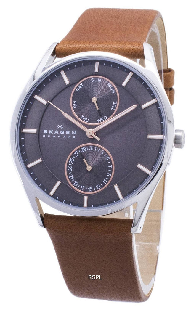 Skagen Holst Multifunktions Edelstahl Quarz SKW6086 Herrenuhr