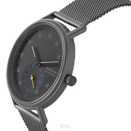 Skagen Kuppel Edelstahl graues Zifferblatt Quarz SKW6891 Herrenuhr