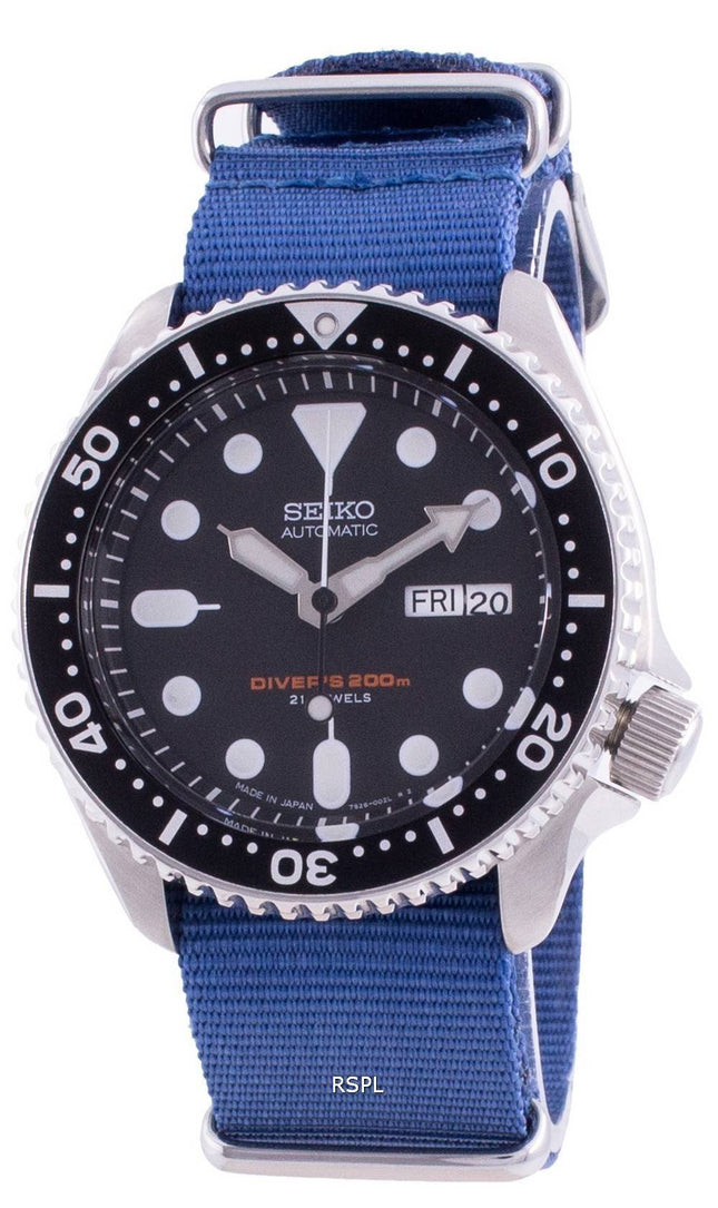 Seiko Automatic Diver SKX007J1-var-NATO8 200M Japan Made Herrenuhr