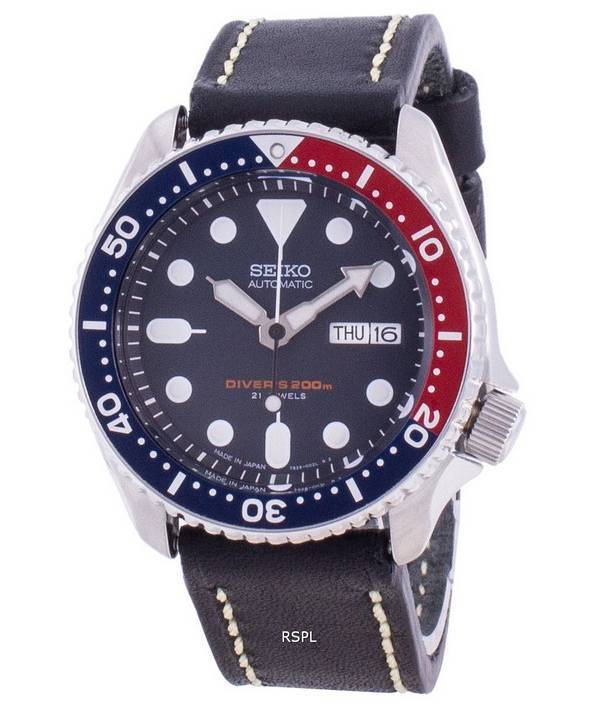 Seiko Automatic Diver's Schwarzes Zifferblatt SKX009J1-var-LS16 200M Herrenuhr