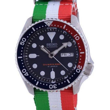 Seiko Automatic Diver's Polyester Japan Made SKX009J1-var-NATO23 200M Herrenuhr