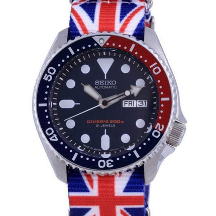 Seiko Automatic Diver's Polyester Japan Made SKX009J1-var-NATO28 200M Herrenuhr